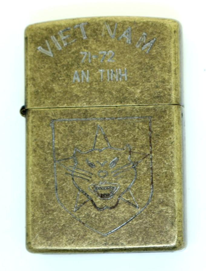 ARVN Ranger An Tinh 1971-1972 Vietnam No Zippo Lighter Z-18