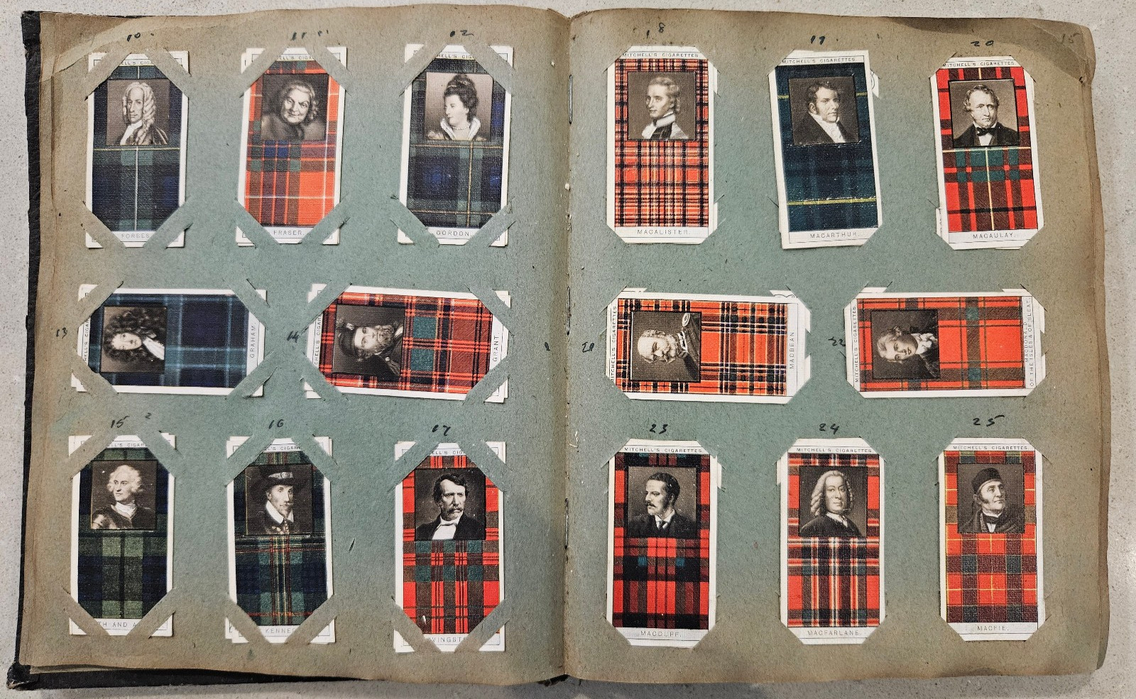 Antique Tobacco Cigarette Card Album 425 Cards 10 Complete Sets Steamers 1927