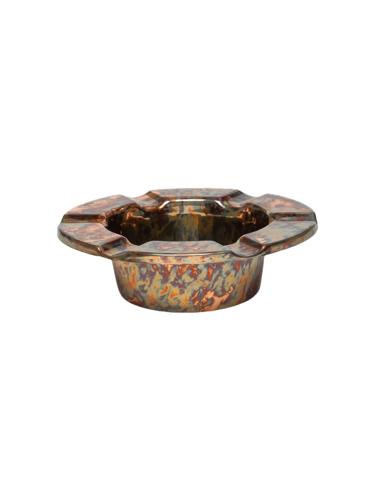 Stinky Cigar One Piece Distressed Copper Ashtray…New
