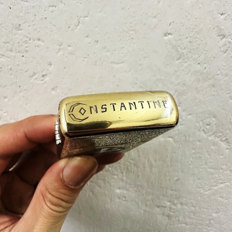 Cool Rare Limited Edition Zippo Lighter Constantine Carving Design