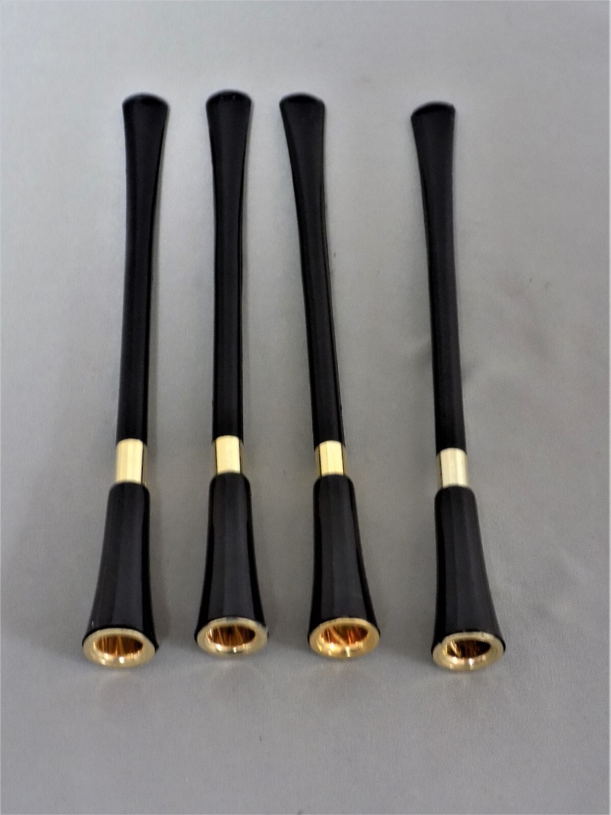 MITCHELL THOMAS CLASSIC ITALIAN EJECTOR CIGARETTE HOLDER BLACK & GOLD 5 1/2″ NOS