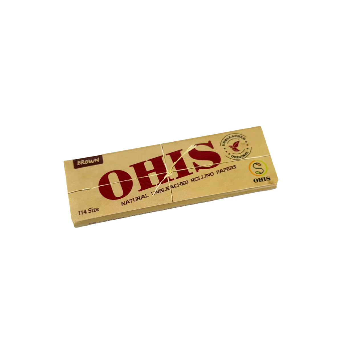 OHIS Natural 78mm Rolling Papers Full Box 24 Booklets