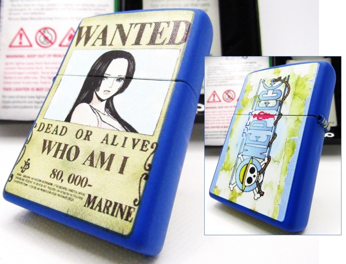 One Piece Boa Hancock Double Sides Zippo Oil Lighter 2019 MIB Rare