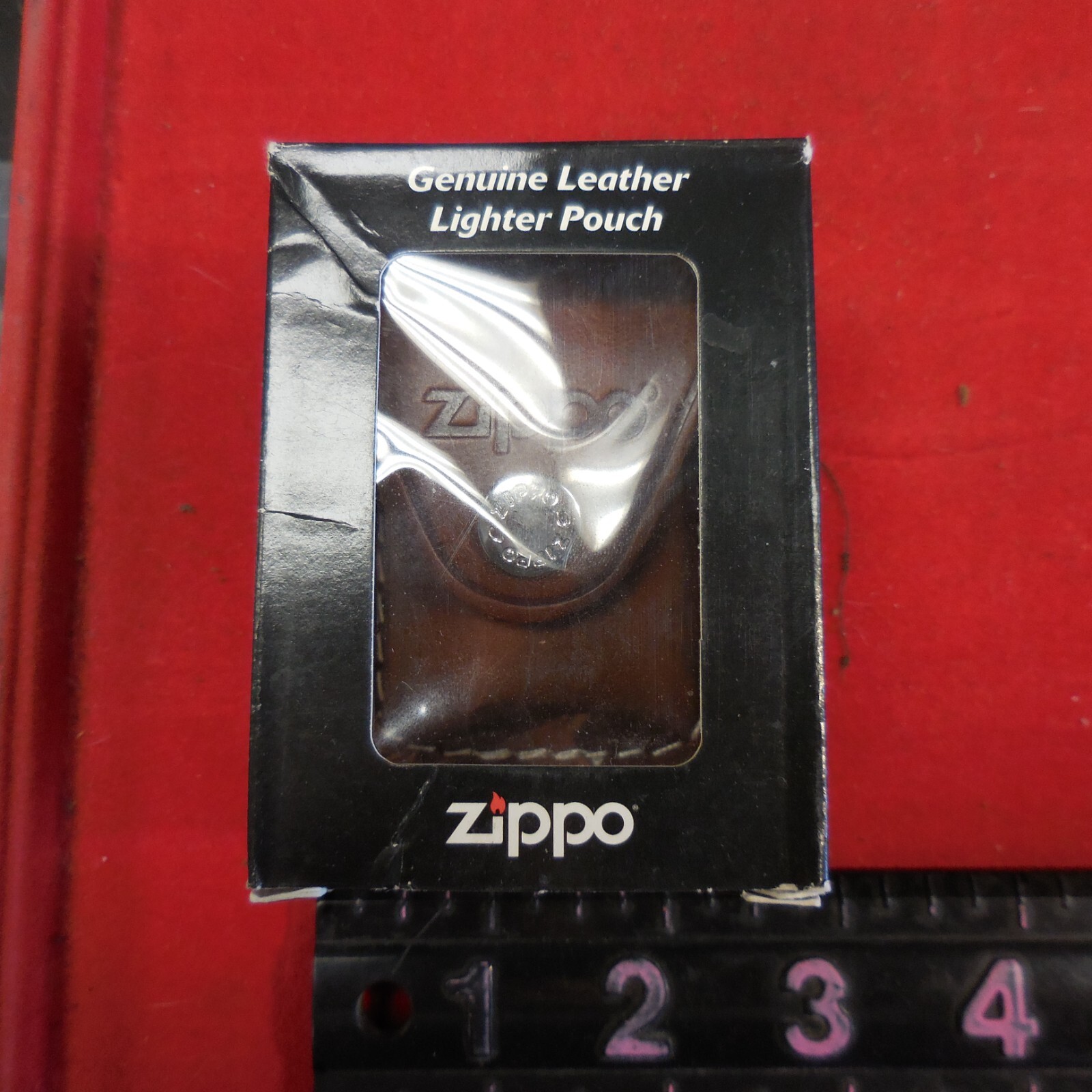 Zippo Brown Clip Lighter Pouch, LPCB