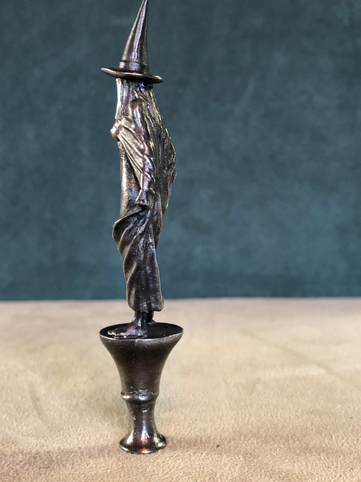 Nude Witch Pipe Tamper, Solid Fine Pewter