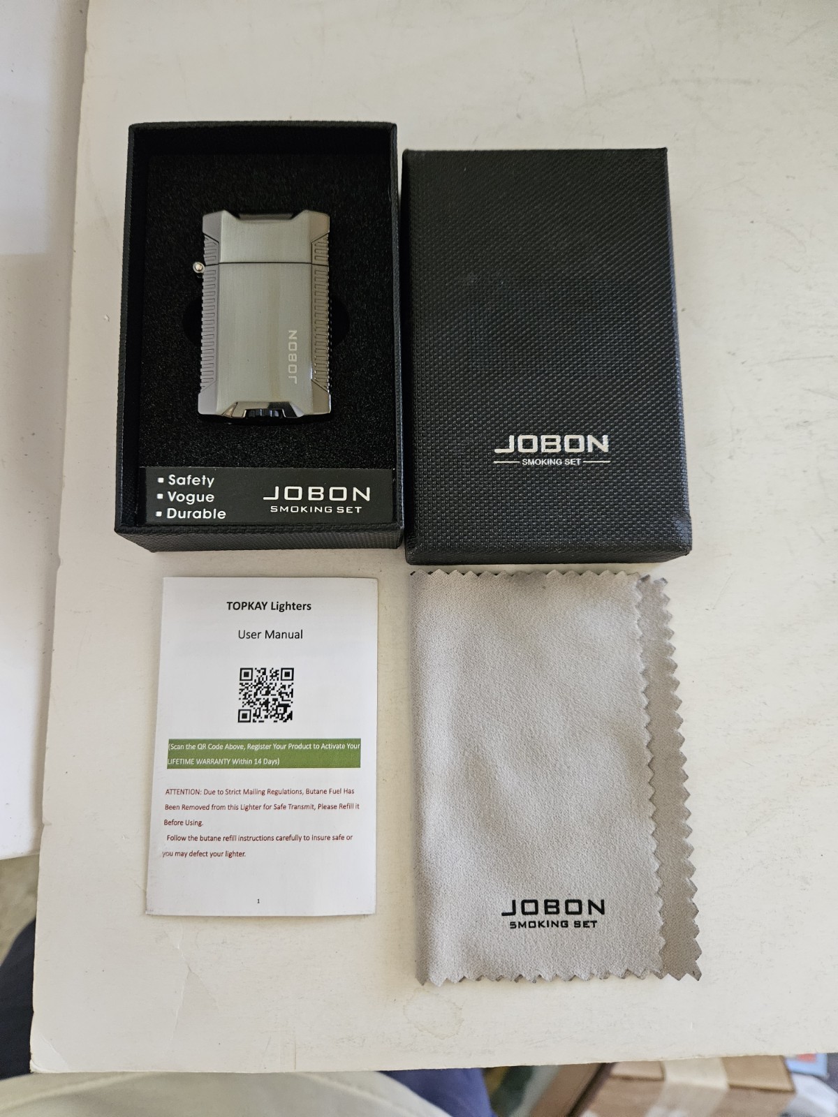JOBON Topkay Butane Lighter Orig Everything NOS