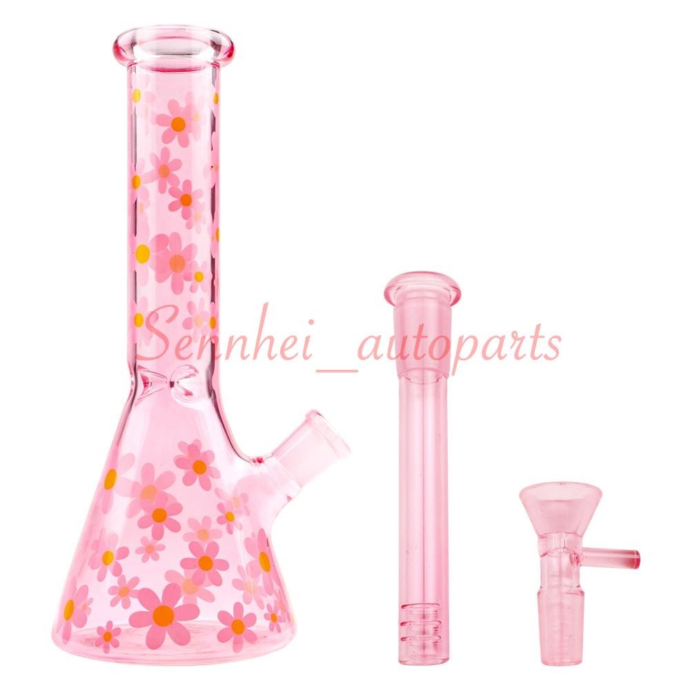 10″ Heavy Duty Glass Beaker Bong Water Smoking Tobacco Pipe 14MM Bowl