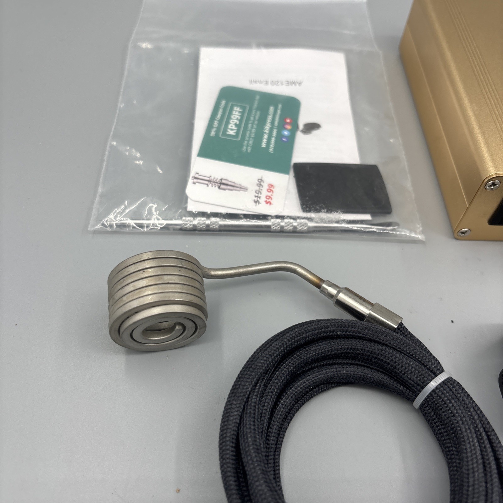Enail Kit 135W Ame 120 25mm Coiled Heater New – Doesn’t Turn On