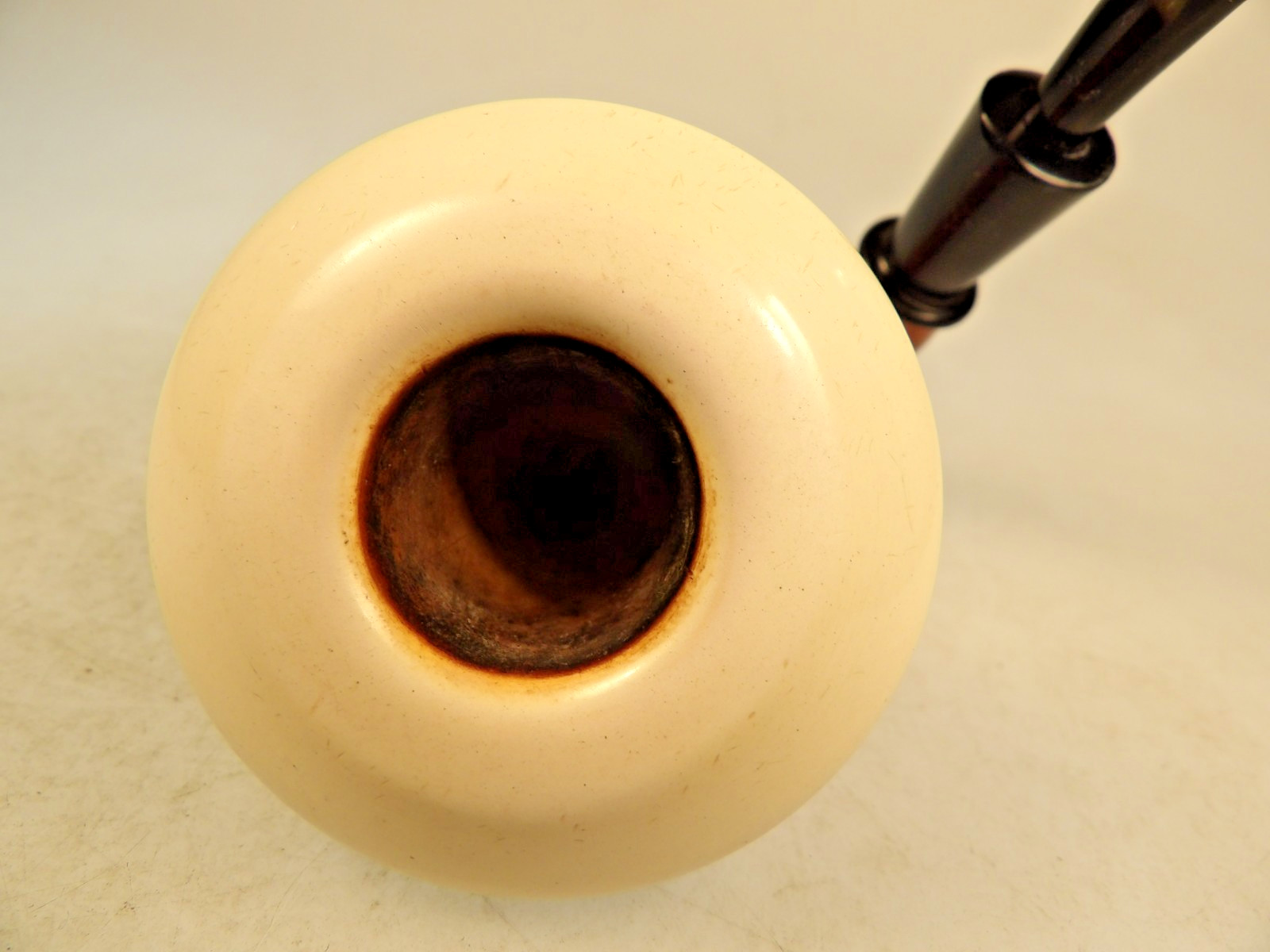 Collectible Pioneer Gourd Calabash Block Meerschaum Bowl Cup SherlockHolmes Pipe