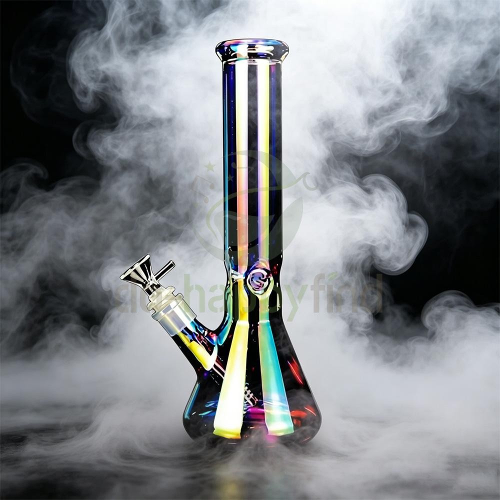 10 inch Heavy Glass Bong Water Pipe Smoking Bong Beaker + 14mm Bowl hookah USA