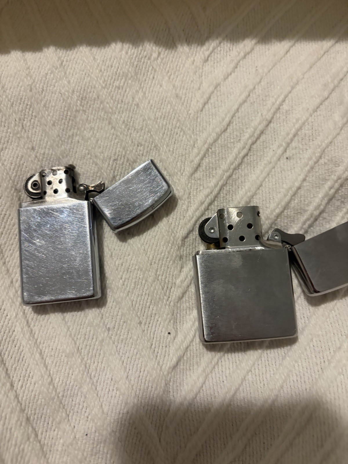 Zippo Lighters 2 Used In Great Shape free shipping