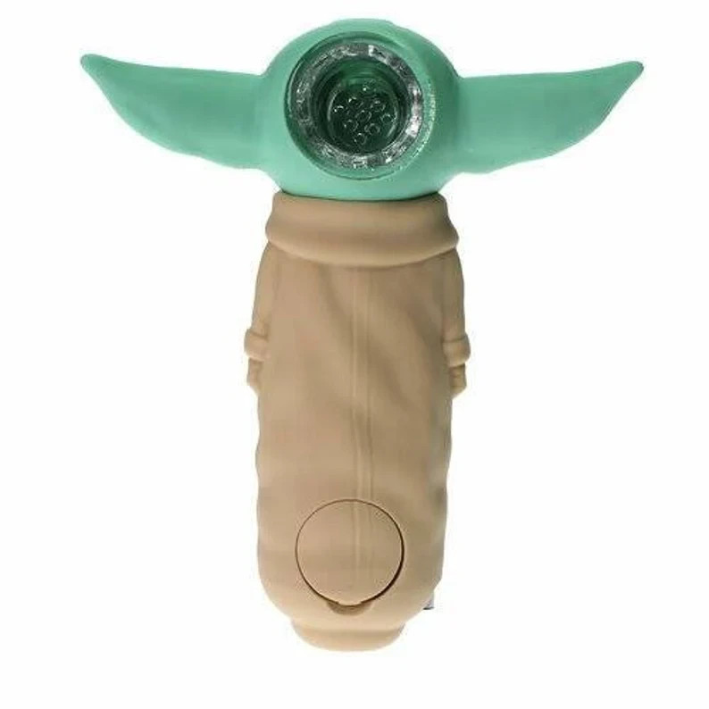 Silicone Yoda Collector Smoke Pipe