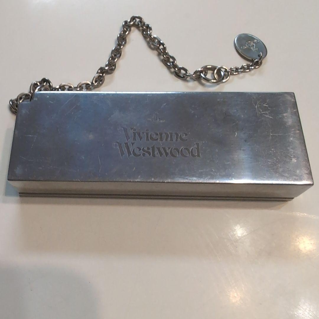 Vivienne Westwood Sliding Portable Ashtray Red Glitter 11 4 2cm No Box Used Rare