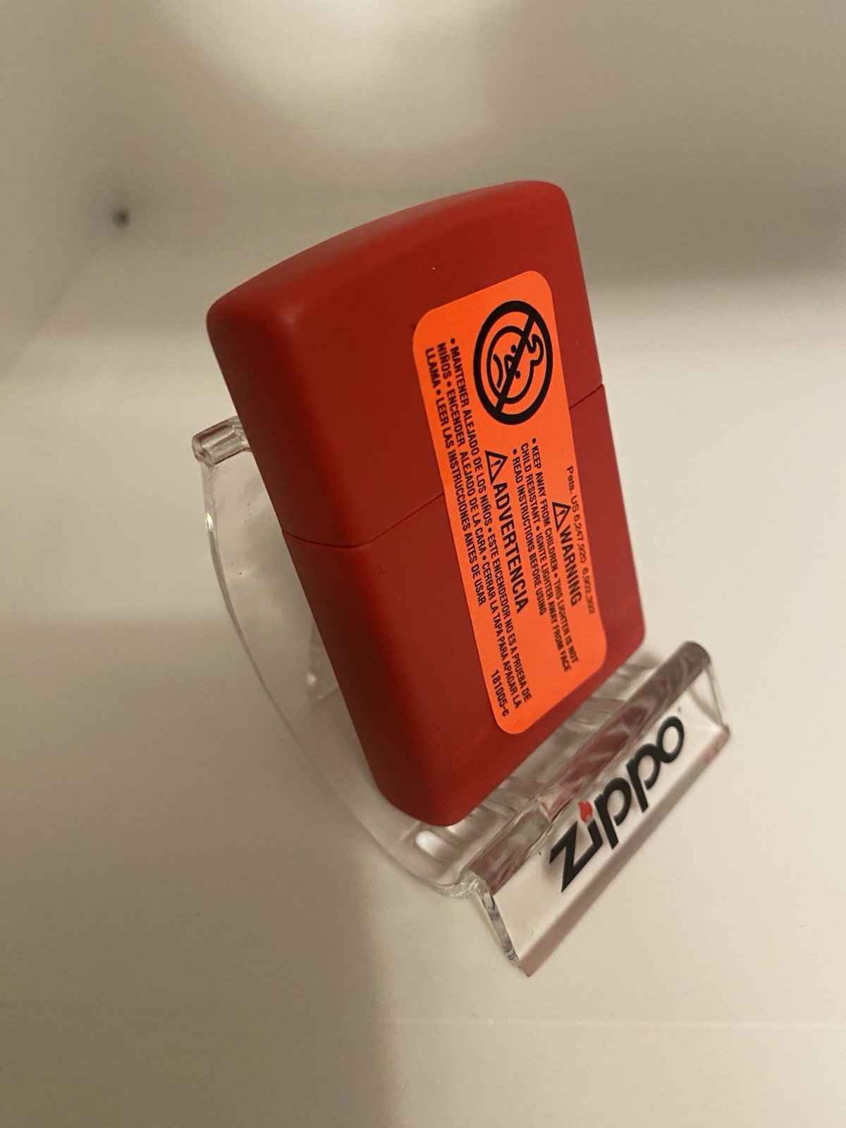 Zippo Red Matte Lighter