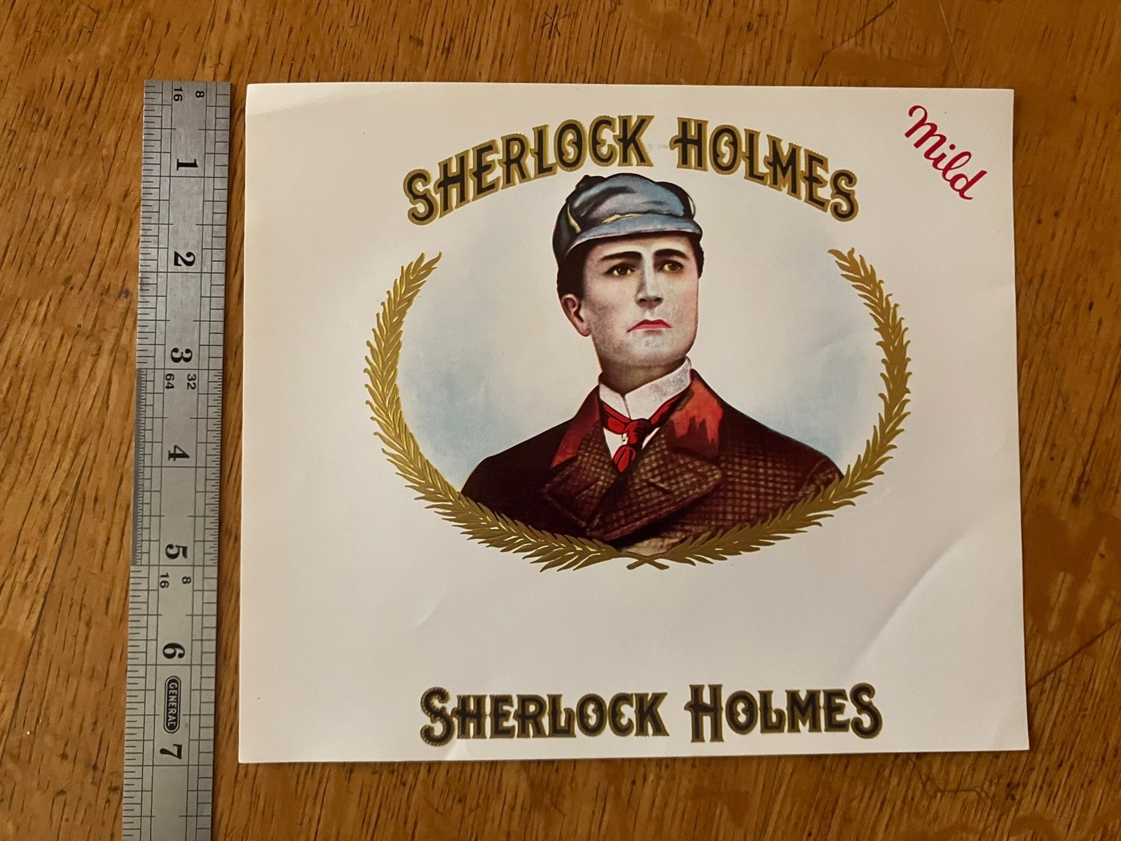 Set Of 2 Different Vintage – “SHERLOCK HOLMES” – CIGAR BOX LABEL S –