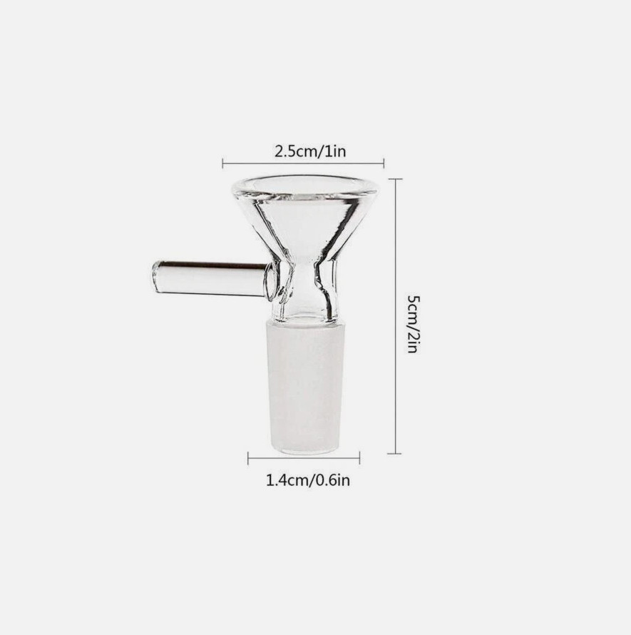 (10 PACK) 14MM Male Glass Bowl For Water Tobacco Pipe Bong Replacement Head USA