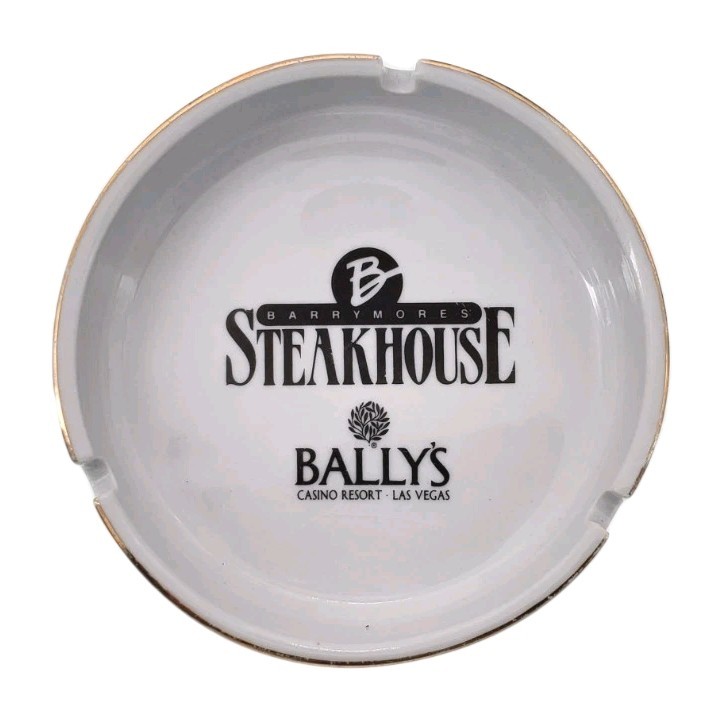 Vintage Ashtray / Barrymores Steakhouse / Bally’s Casino Resort / Las Vegas NV