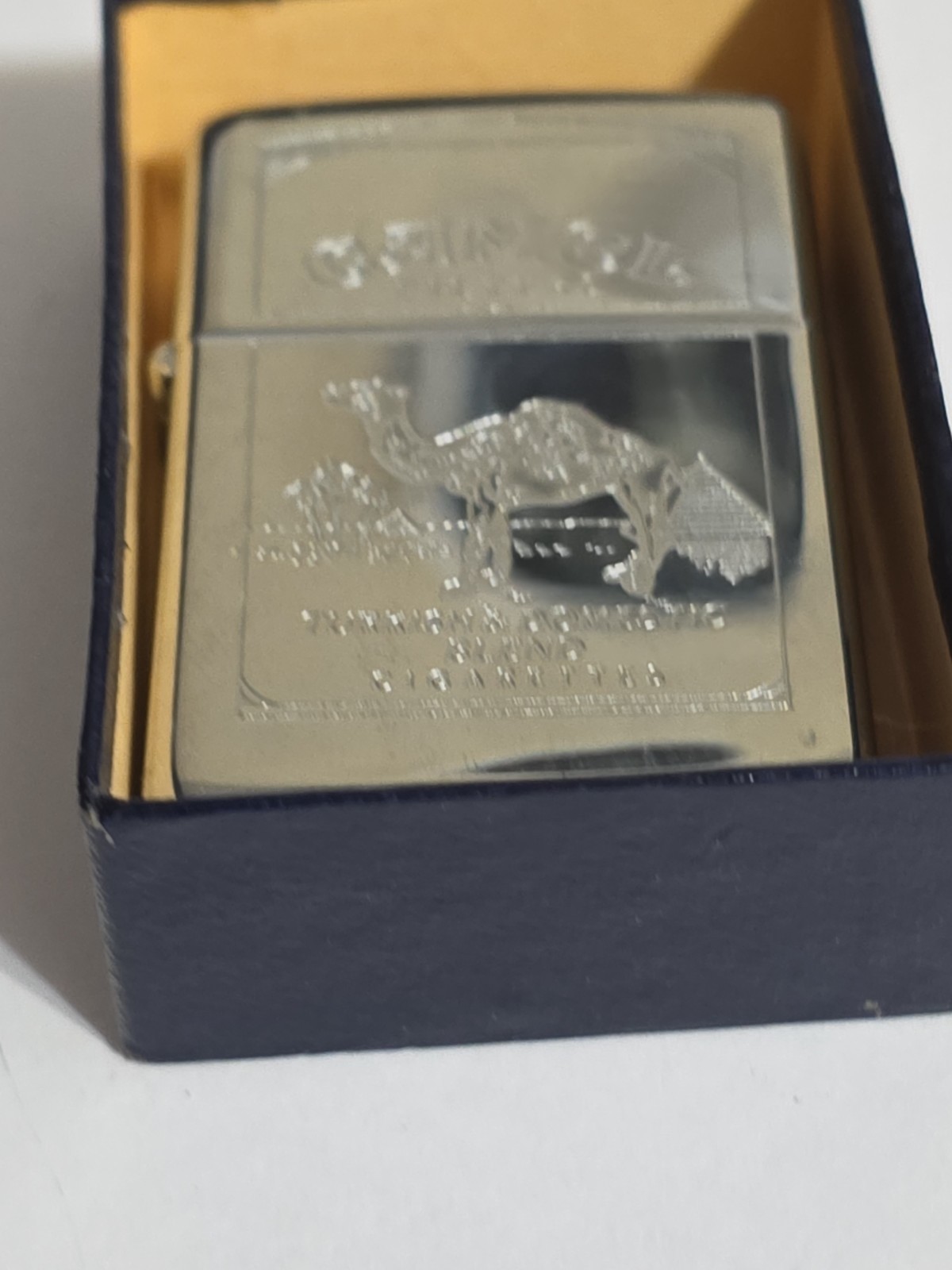 CAMEL FILTERS TURKISH & DOMESTIC BLEND CIGARETTES CHROME ZIPPO LIGHTER