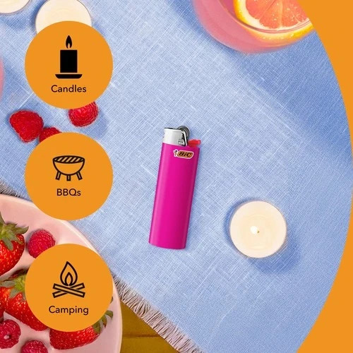 BIC Mini Pocket Lighters, Fashion Assorted Colors, 10-Pack of Lighters