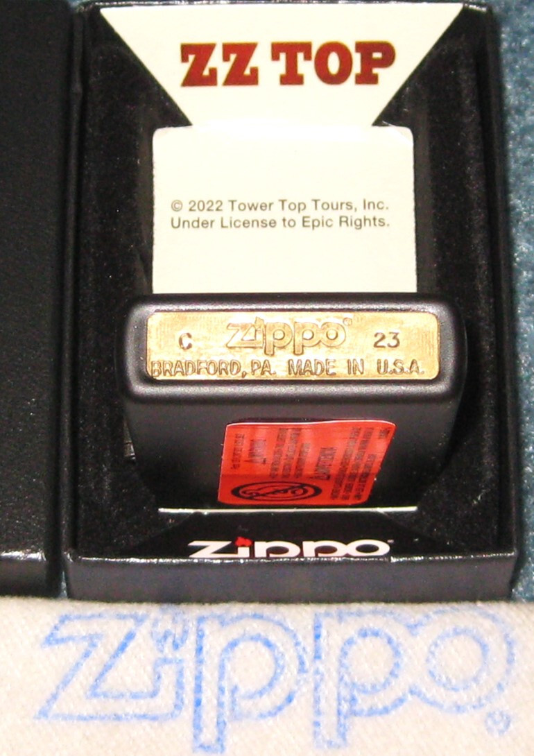 ZIPPO MUSIC Lighter ZZ TOP Thrill AMERICAN ROCK BAND New in Box SEALED 2023