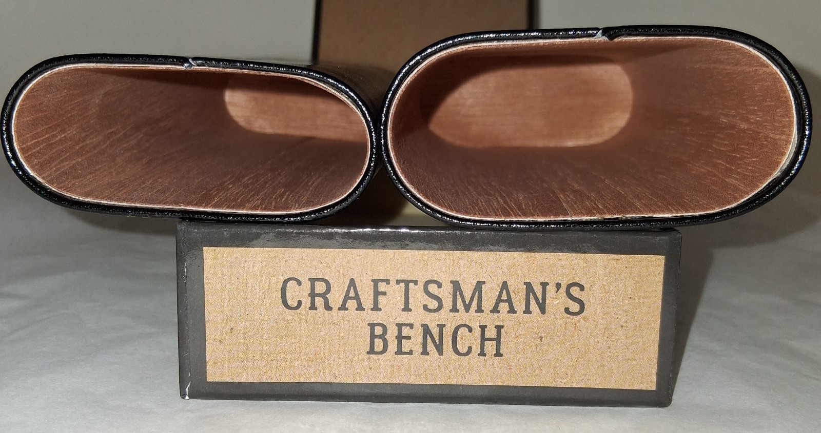 Craftsman’s Bench Spanish Cedar-Lined Leather Collection Cigar Holder – NIB