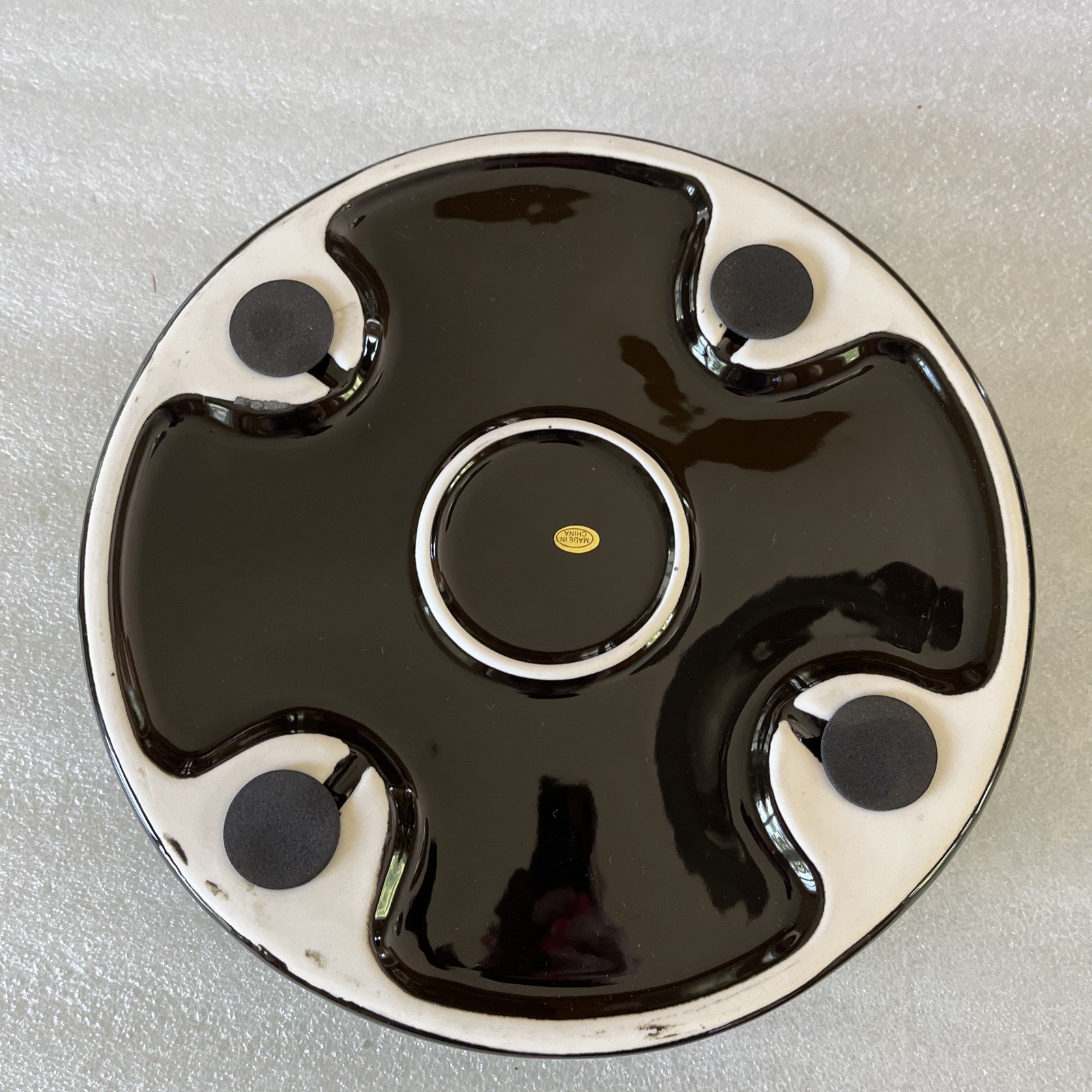 JC Newman Cigar Co, Tampa Fla. Est 1895 Large Ceramic Ashtray -Stork Club Style