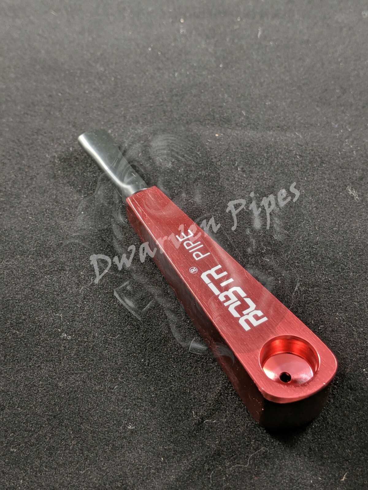 4” Metal Tobacco Smoking Pipe bowl Hand Pipes Red + 5 Free Screens”