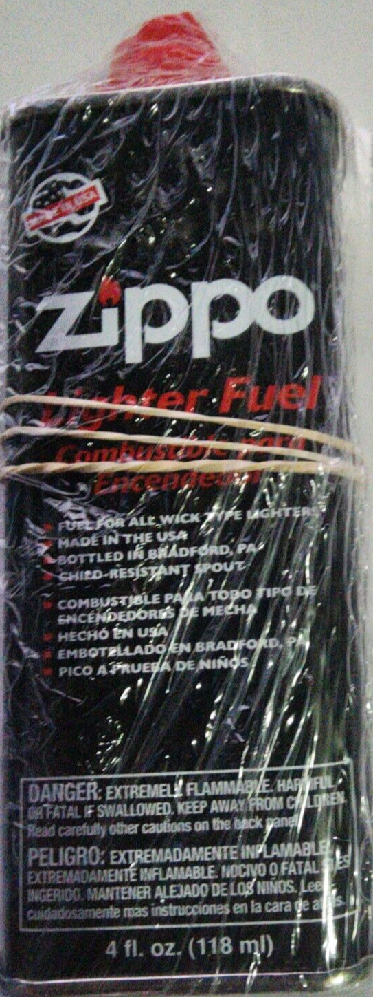 3X4 Zippo Gift Set – 12 Fl.oz Fluid Fuel & 3 Wick Card & 3 Flint Card (3 Flint)