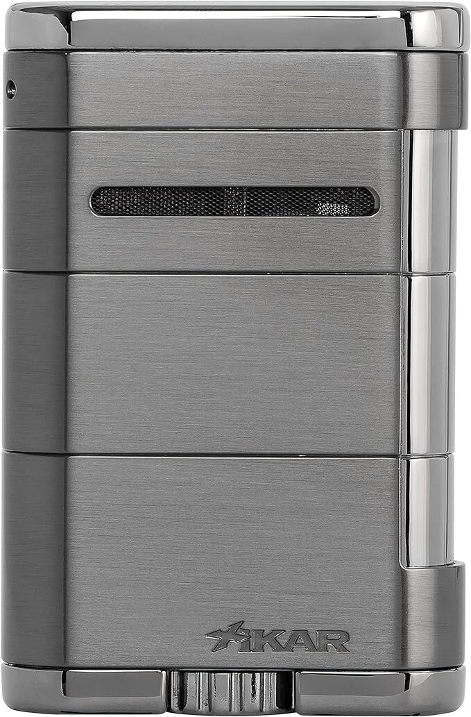 XIKAR Allume Triple Jet Tabletop Lighter, Gunmetal