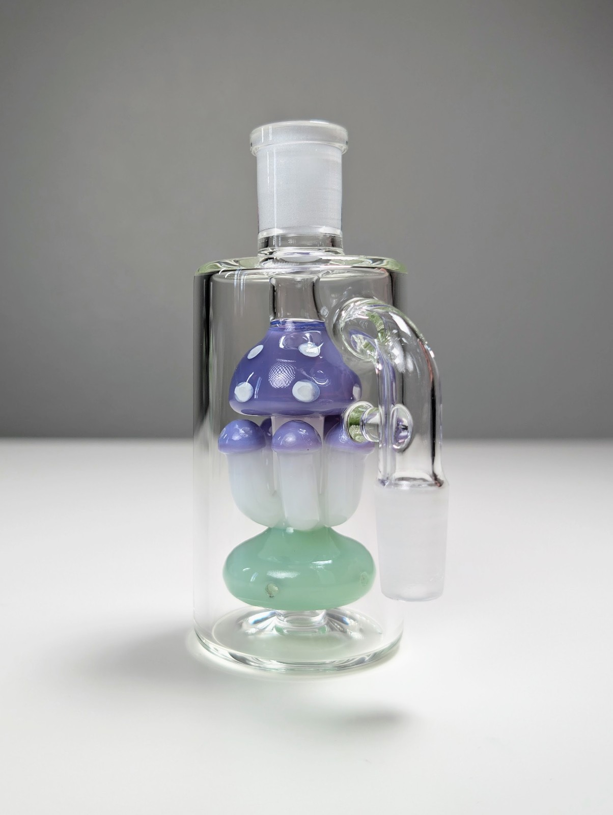 14mm 90° Purple Mushroom Premium Quality Ash Catcher Tobacco Water Pipe Bong