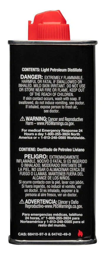 Zippo 4 oz Fuel Fluid for All Zippo Lighters 4 x CAN (Set of 4)