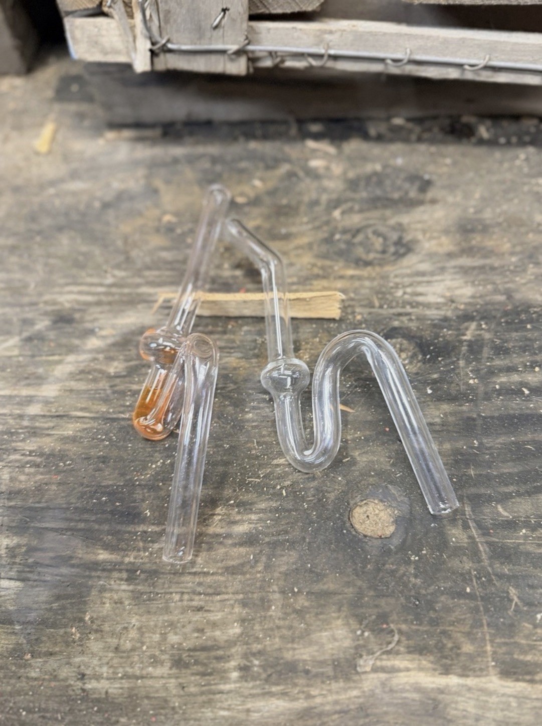 HOT RAILER Glass Tobacco Water Pipe | Borosilicate Straw | Functional Art