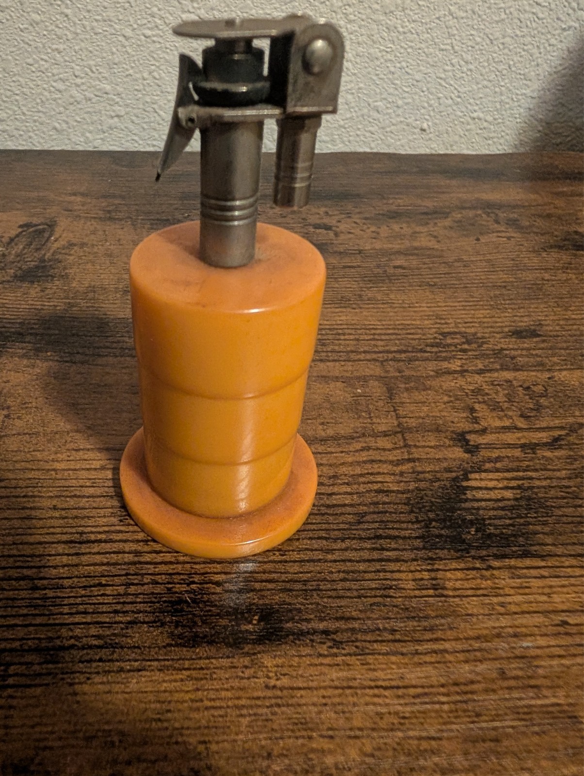 Vintage 1930s Art Deco Strikalite Butterscotch Catalin Bakelite Table Lighter