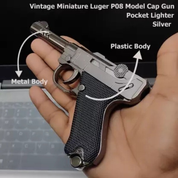 2024 NEW design Windproof Pistol Shaped Gun Lighter Butane Torch Lighter