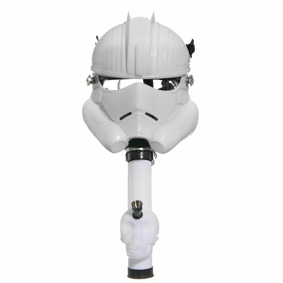 Hookah Water Pipe Gas White Stormtrooper Design Water Pipe Colors Vary