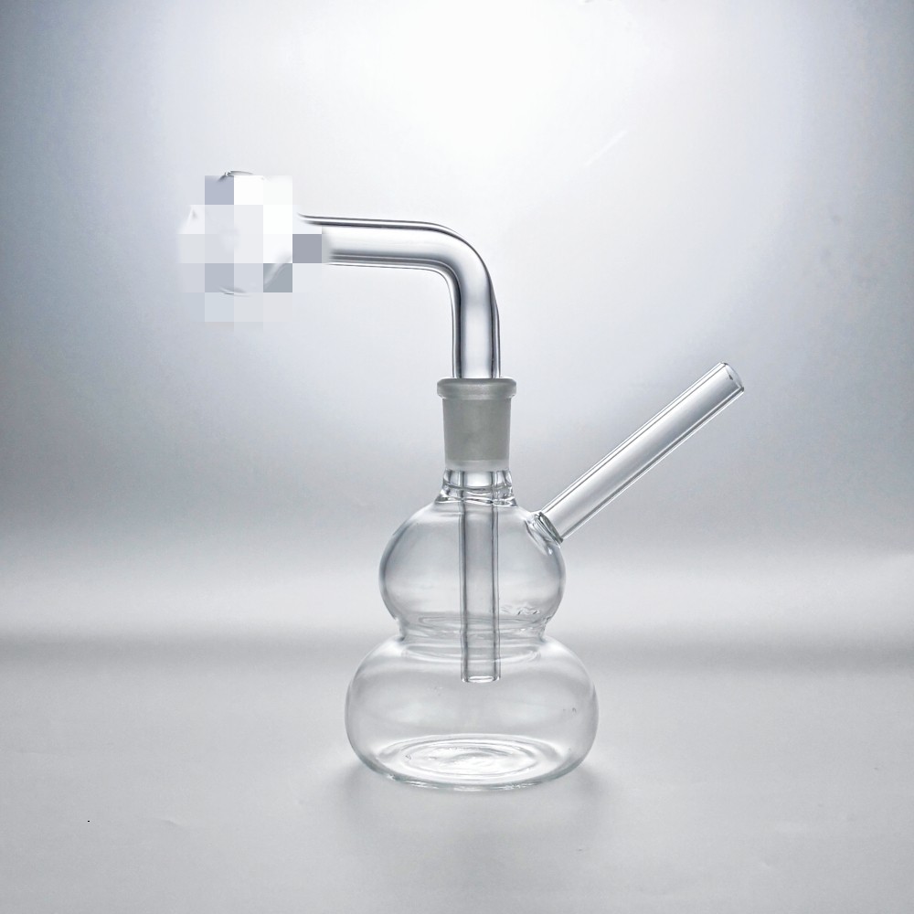 Portable 4″ Glass Bong Gourd Smoking Water Pipe Hookah Bubbler W/Tool Box SET