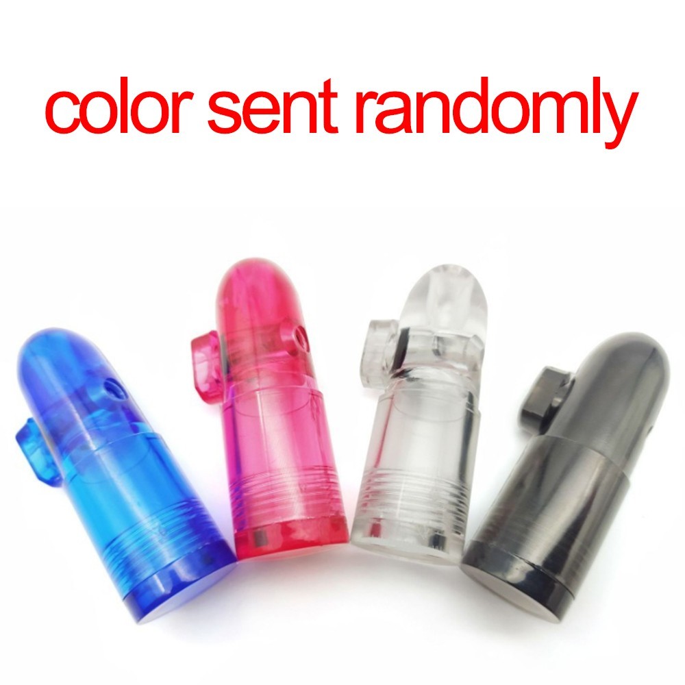 2Pcs Plastic Spice Bottle For Snuff Boxes Dispenser Storage Box Mixed Color Gift