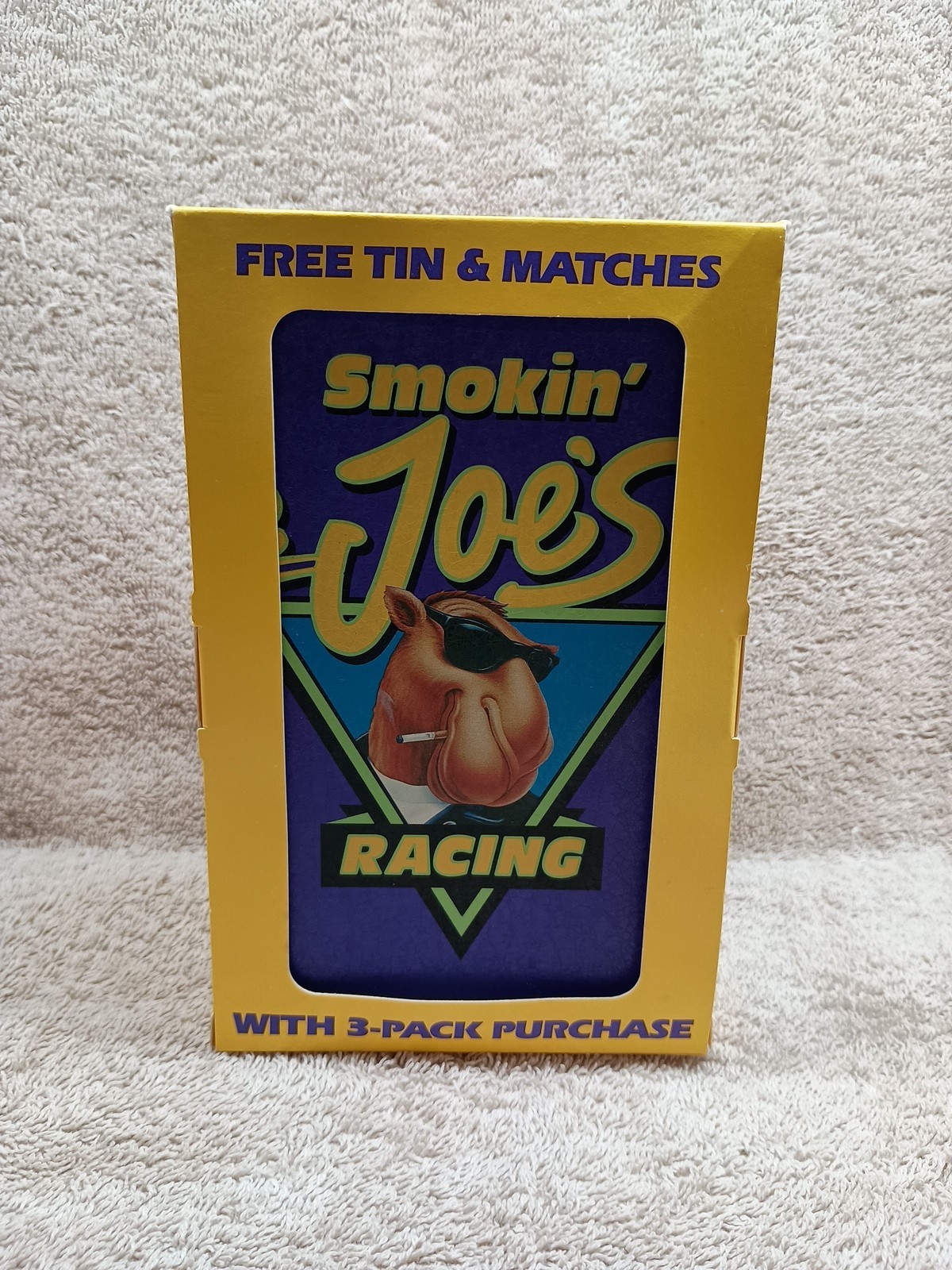 Camel Smokin 🐪 Joe’s Racing Tin Collectors Box with 50 Book Matches NIB