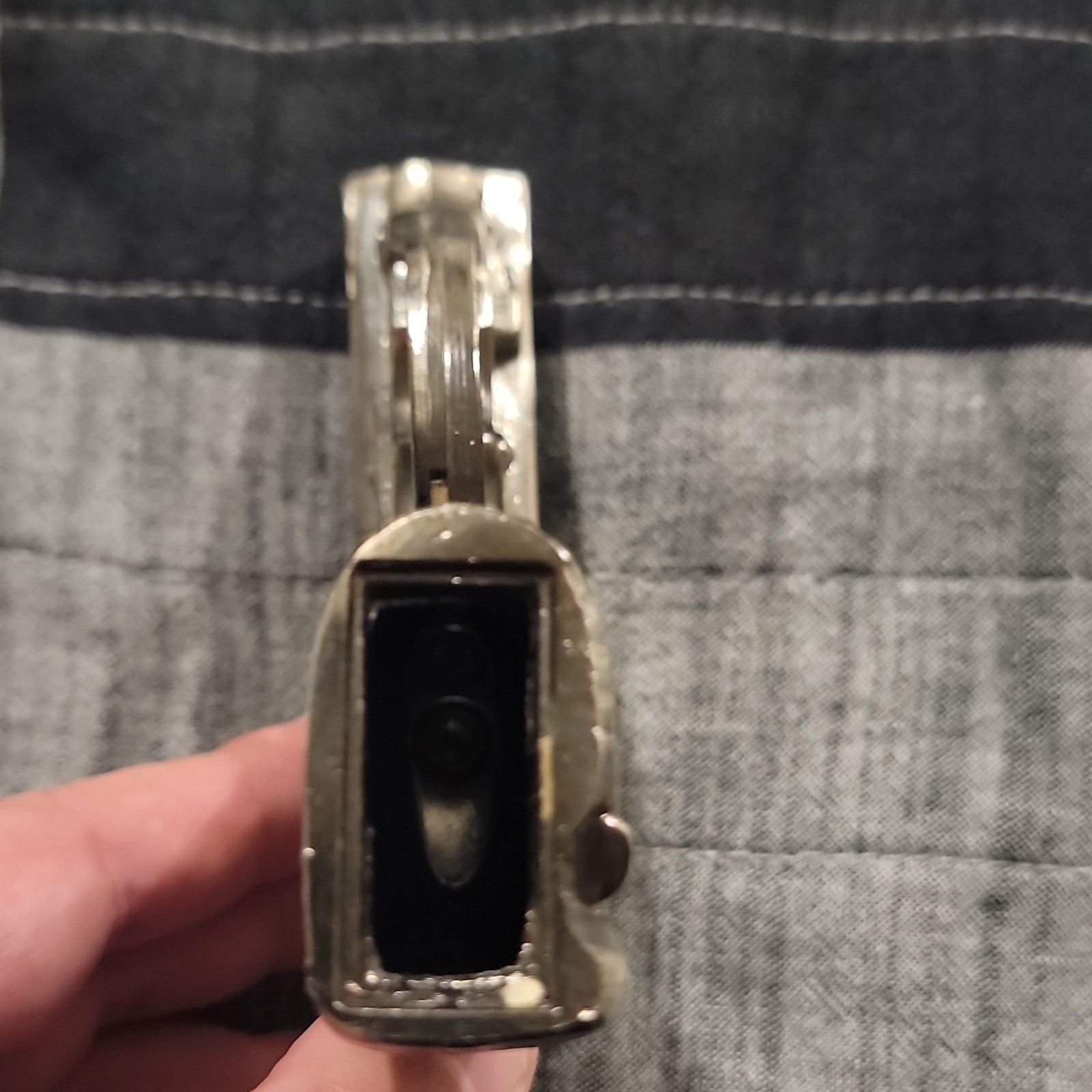 Gun-Shaped Collectible Metal Lighter, Pistol Style Gun Design