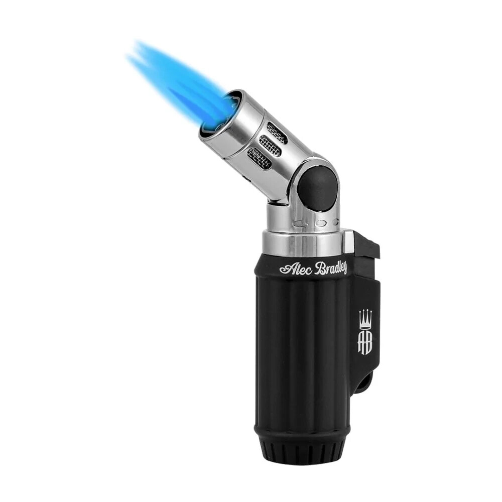 NEW Alec Bradley Mugshot Quad Torch Lighter – Black