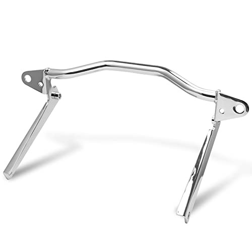 Chrome Motorcycle Passing Light Bracket Driving Pass Spotlight Mount Bar