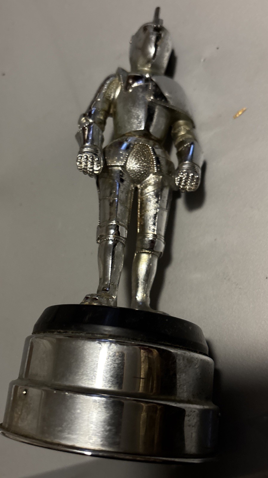 Vintage Knight in Armor Table Lighter Music Box