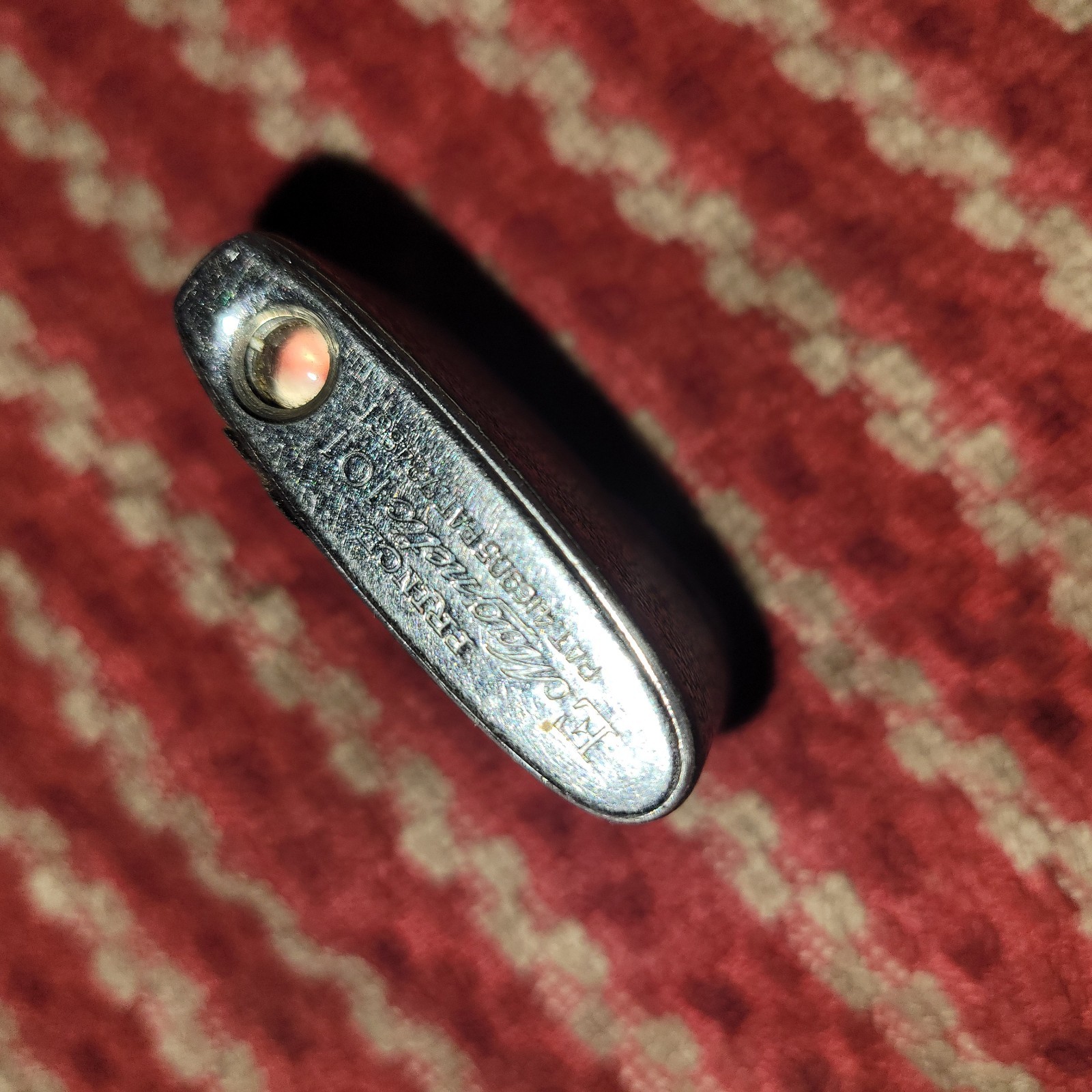 Vintage Prince Butane Lighter “Leather” Toyota Corona Branded “E-Magnetic 101”