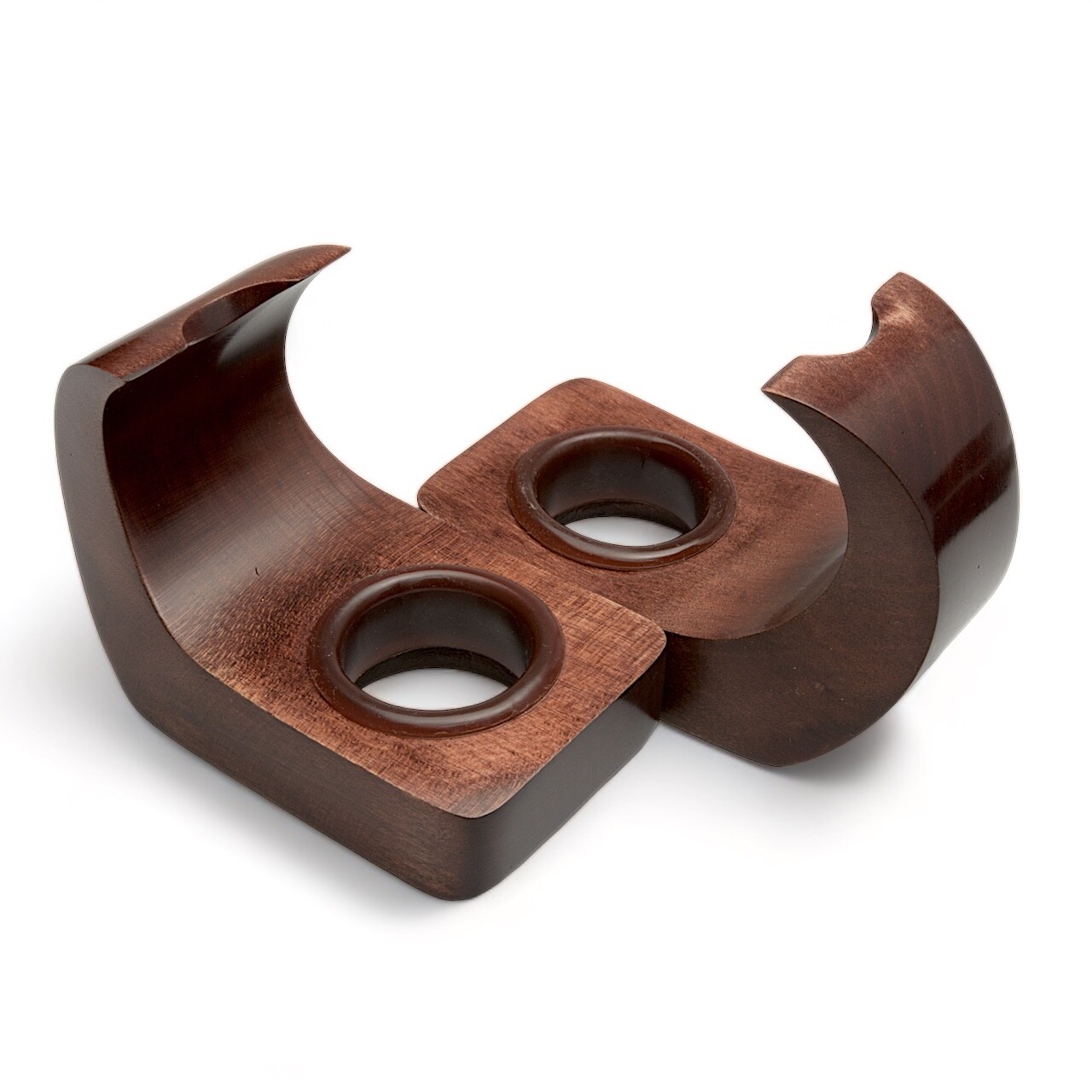 Smoking tobacco wooden pipe rack for 1 pipe handmade from Ukraine