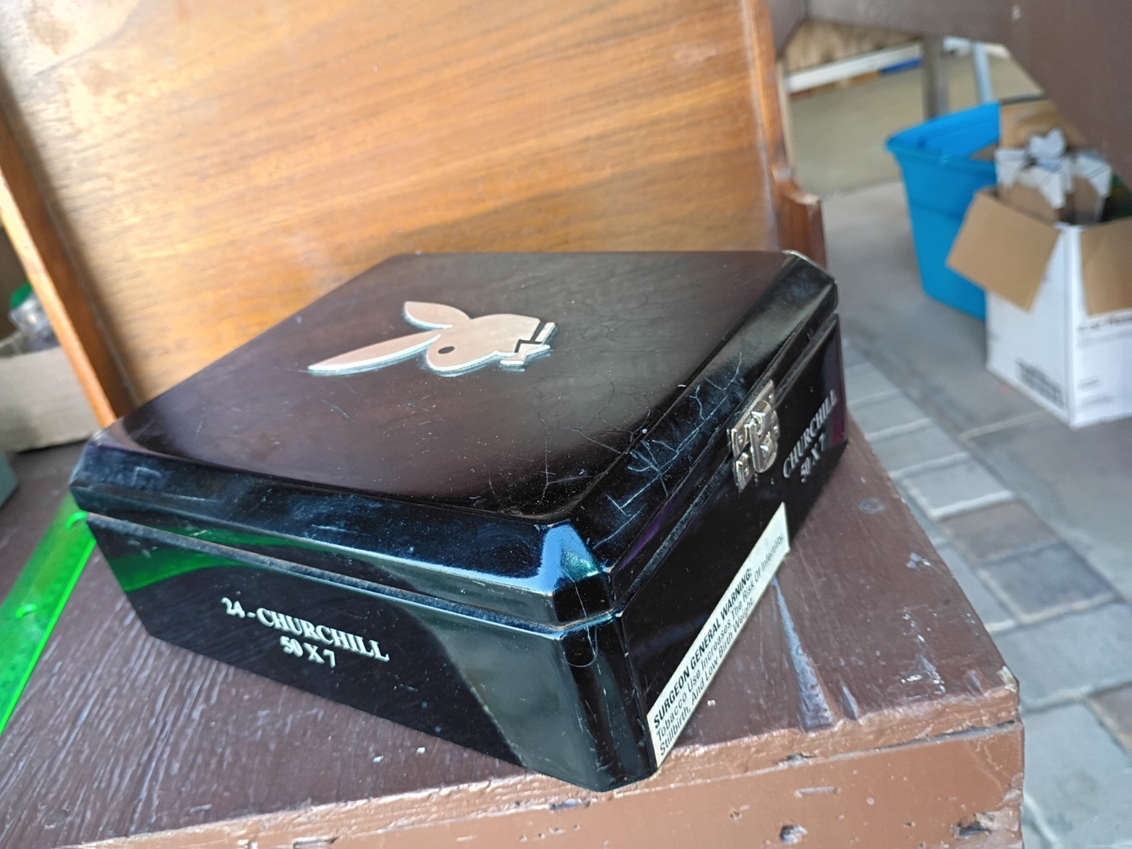 Playboy Churchill 50 x 7 Collectible Cigar Box 2007 Dominican Republic