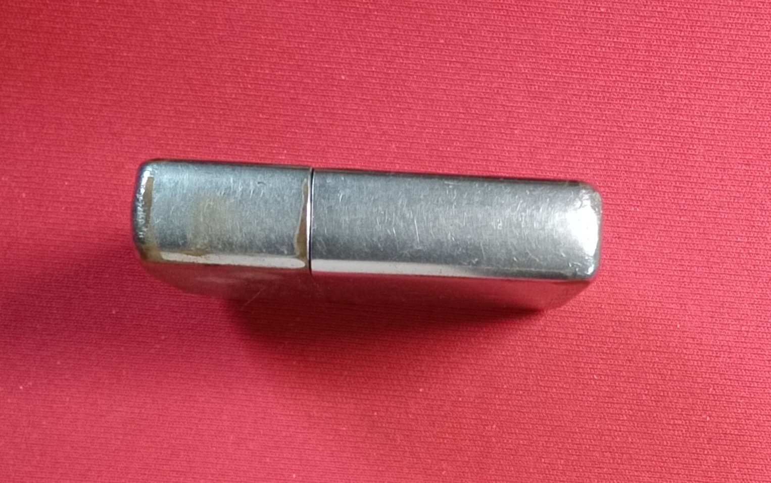 Zippo Lighter 1930-1950’s PAT.2032695 3 Barrel Hinge Nickel Silver Insert