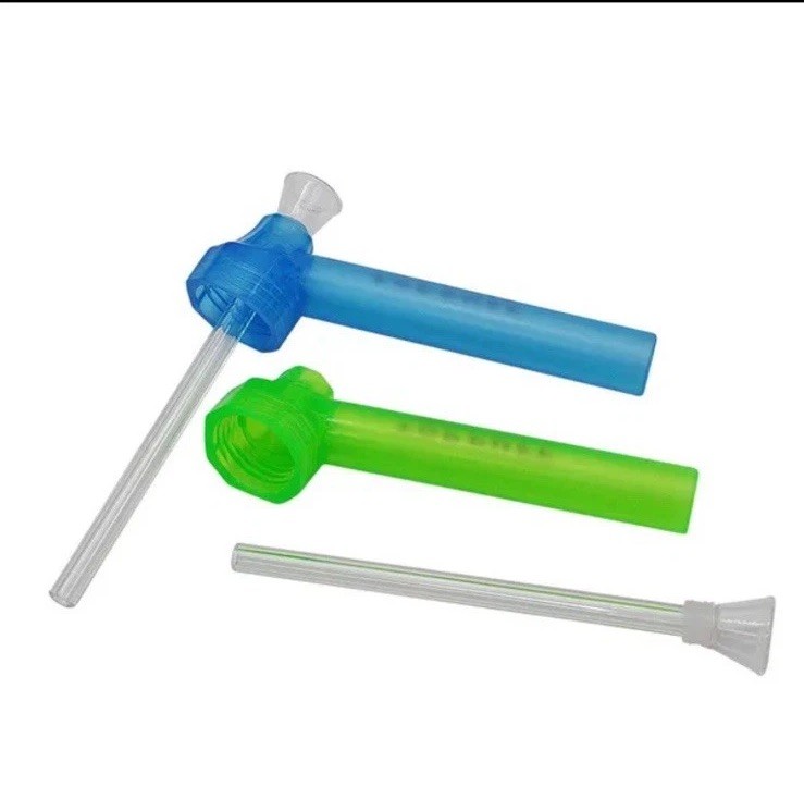 Portable Top Puff Water Pipe Bottle Adapter Travel Kit – Screw On