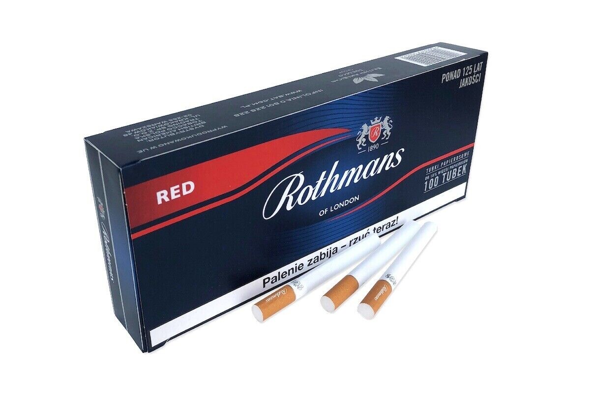 ROTHMANS RED 500 Empty FilterTubes KingSize 5 Boxes of 100 LongFilter 24mm
