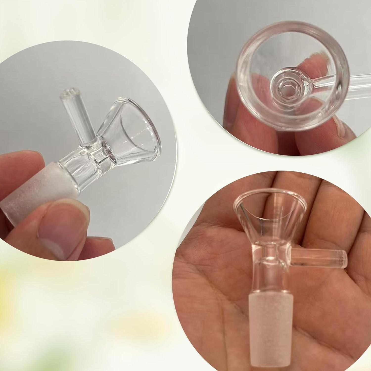 (9 PACK) 14MM Male Glass Bowl For Water Tobacco Pipe Bong Replacement Head USA