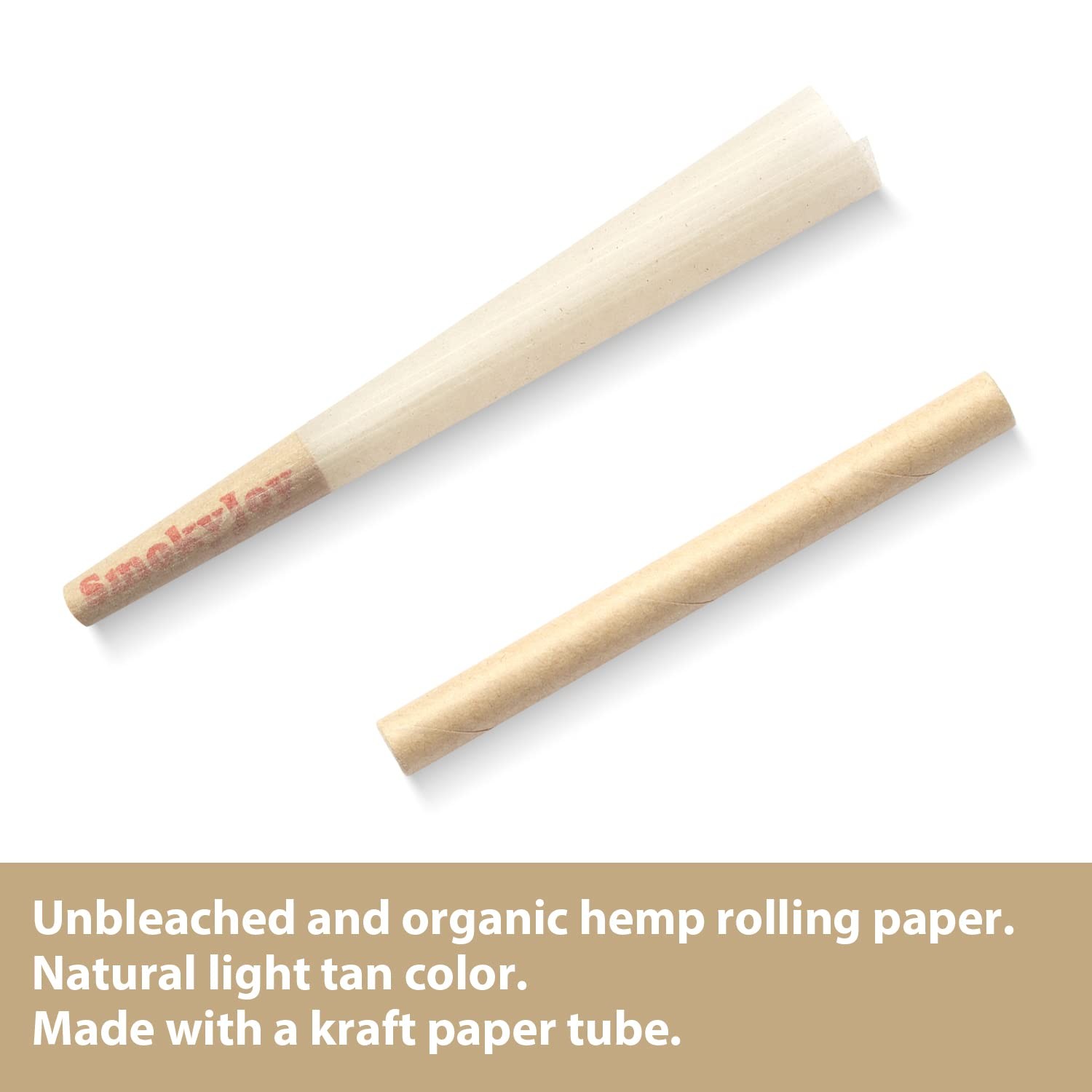 SmokyJoy 100 Pack 1 1/4 Size Cones Rolling Papers Pre Rolled Paper Cones – Pr…